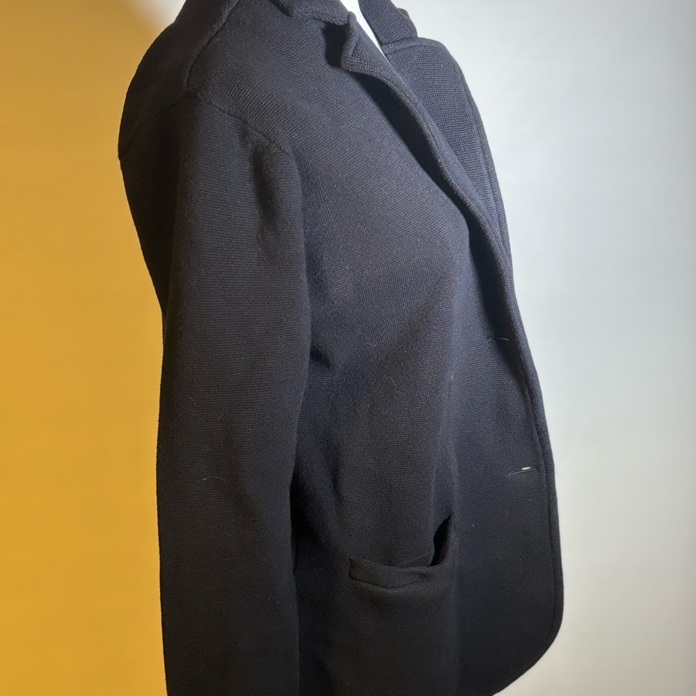 J. Crew Textured Black Jacket Size Medium - Picture 7 of 10
